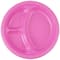 JAM Paper 10.25" Divided Plastic Party Plates, 20ct.